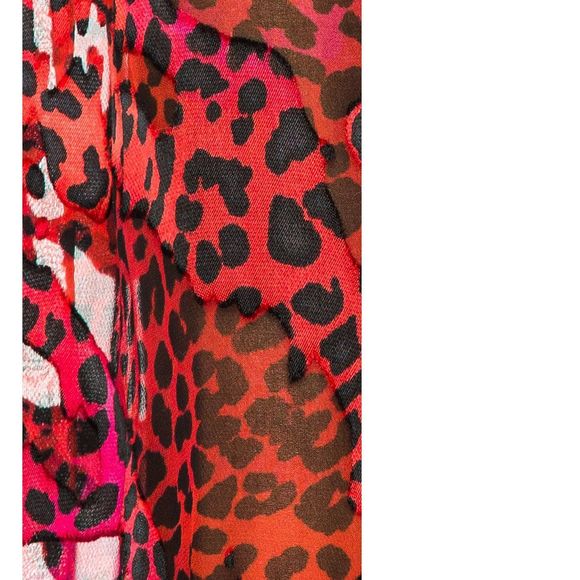 NEW Size XS DUNDAS x REVOLVE Hendrix Top in Two Tone Leopard REVOLVE MSRP $248 - Picture 5 of 9